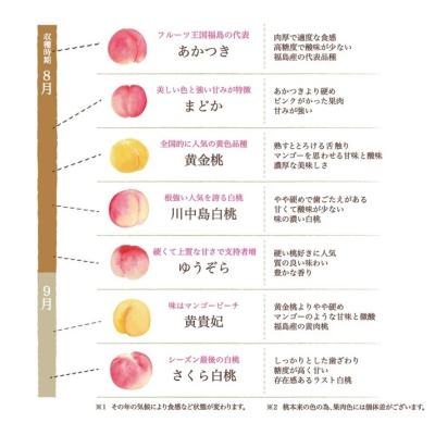 ふるさと納税 福島市  完熟桃ももふるセット(4品種2セット)No.3308 |  | 02
