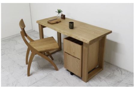 ワーキングデスク　自然木無垢ＴＭ 1200_HAKO｜ 家具