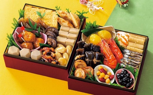 おせち 朱竹 18品セット 約2～3人前 お節 【2025年12月上旬-12月下旬 発送予定】【おせち おせち料理 おせち2026 おせち料理2026 贅沢おせち 先行予約おせち 岡山県 倉敷市 おすすめ 人気】