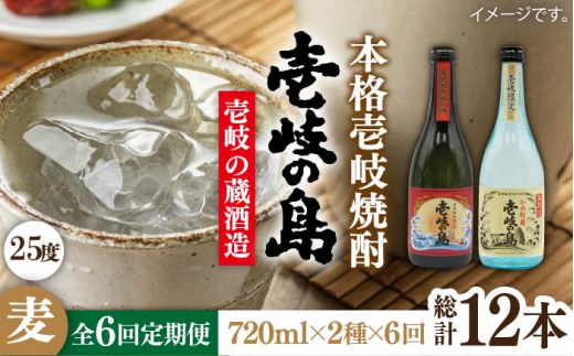 【全6回定期便】壱岐の島 25度と壱岐の島 かめ貯蔵 25度のセット [JDB223] 78000 78000円