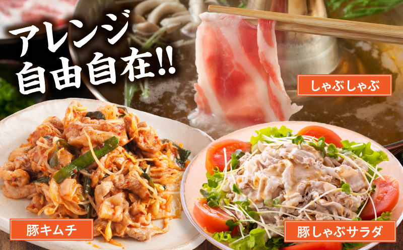 宮崎県産豚肉肩ロースしゃぶしゃぶ 1.5kg(300g×5パック) しゃぶしゃぶ パック 豚肉_M277-009