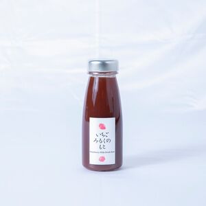 【定期便・全2回】いちごみるくのもと 220g 2本セット × 2回｜五つ星ひょうご認定 砂糖不使用  八百ちゃんいちご