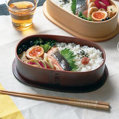 ふるさと納税 大館市 【大館曲げわっぱ】小判弁当(大)ふきうるし塗 |  | 03