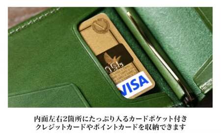 本革マネークリップ グレージュ(灰色)　滋賀県長浜市/株式会社ブラン・クチュール[AQAY039] ミニ財布 ミニ財布 ミニ財布 ミニ財布 ミニ財布