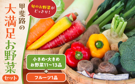 旬のお野菜がどっさり！甲斐路の大満足お野菜セット