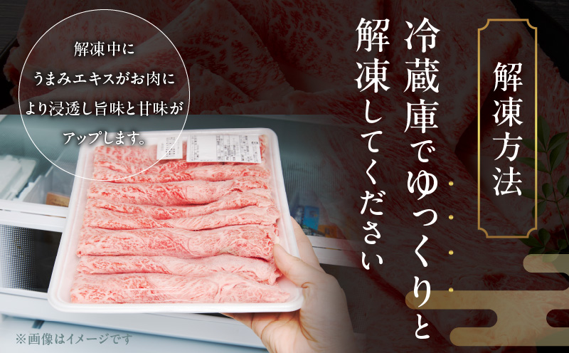【A4ランク】黒毛和牛 すきしゃぶ用 500g【氷温熟成×極味付け 牛肉 スライス すき焼き しゃぶしゃぶ 訳あり 不揃い ファミリー】 mrz0127