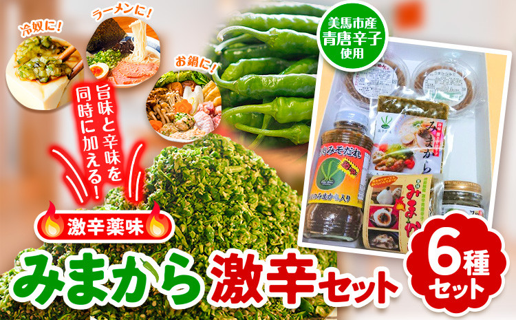 
            薬味 みまから 激辛セット 《30日以内に出荷予定(土日祝除く)》工房ロマン 徳島県 美馬市 みまから 特産品 美馬市産 青唐辛子 唐辛子 冷奴 ラーメン お鍋 薬味みまから うまからみそ ちりめんみそ 焼肉たれ激辛
          