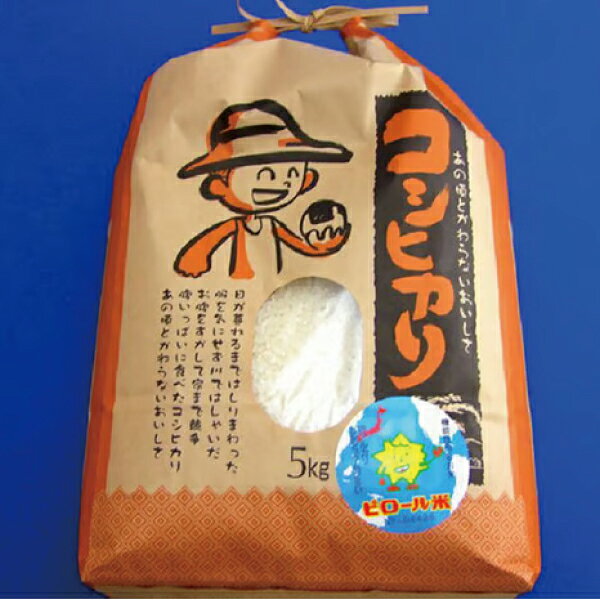 【ふるさと納税】こしひかり 白米 ピロール健康米 5kg 福井県越前市産 送料無料 福井県 越前市 米 減農薬 2025年令和7年 新生活 (18209)