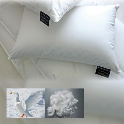 ふるさと納税 山梨県 【富士新幸謹製】グース ダウンピロー(羽毛まくら)・43×63cm|ホワイトグースダウン&フェザー |  | 01