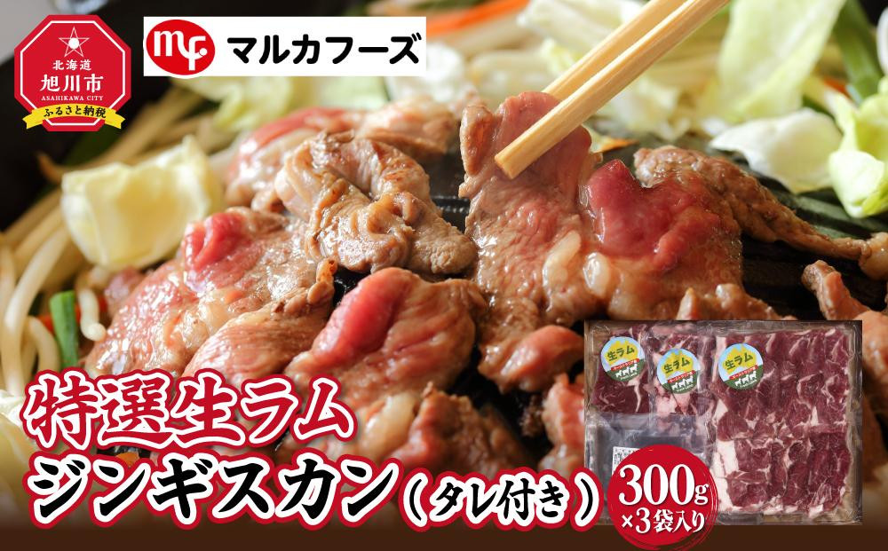 特選生ラムジンギスカン（タレ付き）【肉 ラム 北海道 ジンギスカン 生ラム 小分け 冷凍 お取り寄せ グルメ 人気 ランキング ギフト おかず ご飯に合う おすすめ 事業者 生産者 支援 旭川市ふるさ