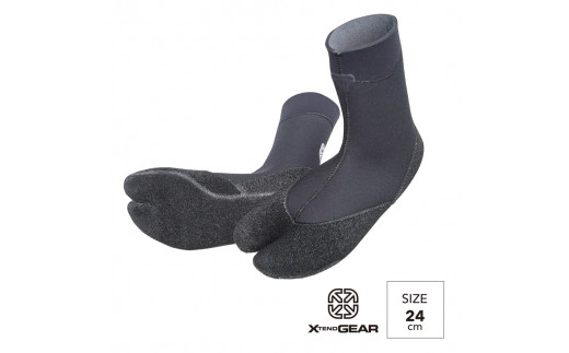 
サーフィン用ブーツ XtendGear ４mm DRYTHERMO ERGOLIGHT-SOCKS サーフソックス 防寒仕様 24ｃｍ
