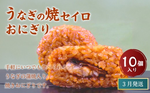 【3月発送】【 マツコの知らない世界 で紹介されました！】うなぎの焼セイロ おにぎり (10個入り)  冷凍 手作り