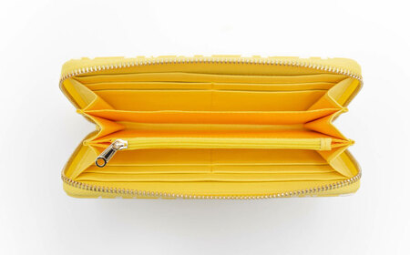 高知の財布 文旦カラー / 高知 ブランド 財布 長財布 合成皮革 革 文旦 アパレル ビジネス 贈り物 プレゼント ご当地 【株式会社ブランド高知】[ATDW005]