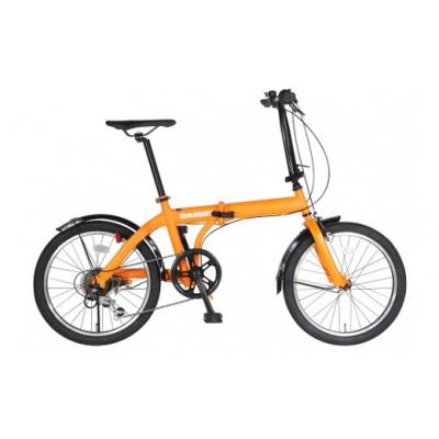 ふるさと納税 春日井市 BAGGIO　防災対応20型6スピードノンパンク折りたたみ自転車　色:オレンジ　自転車 サイクリング |  | 01