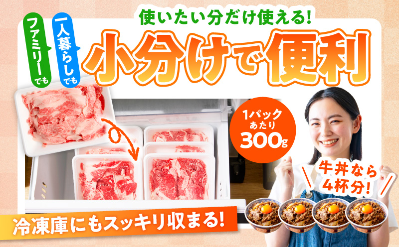 【定期便】国産 牛肉 切り落とし 1.2kg×全3回 総量 3.6kg【国産 牛肉 氷温熟成×極味付け 訳あり サイズ不揃い カレー 牛丼 野菜炒め 肉じゃが 家計応援 毎月配送コース】