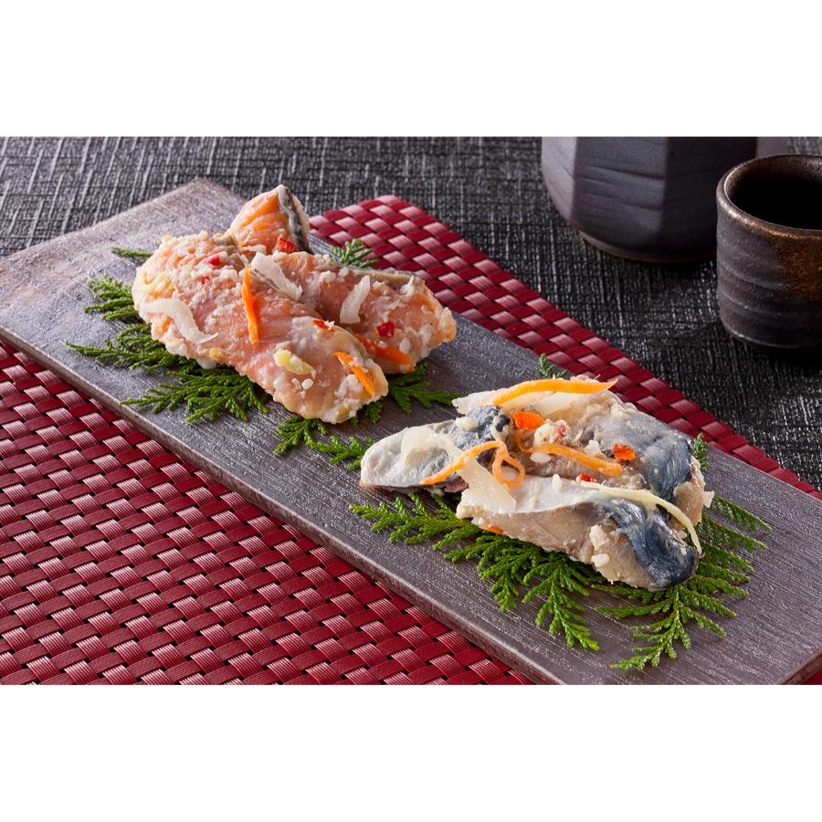 ＜斉藤漁業＞鮭・さば飯寿司セット