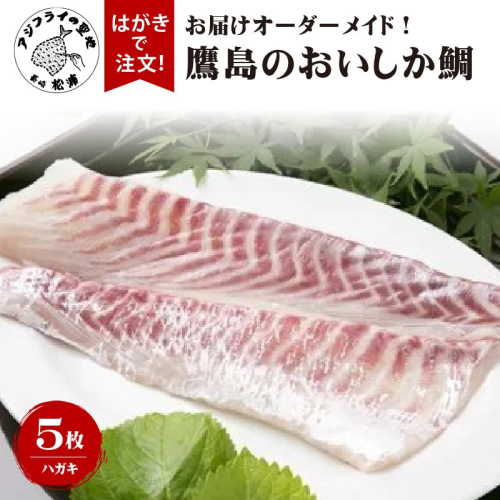 お届けオーダーメイド！鷹島のおいしか鯛1.2kg×5( タイ 鯛 真鯛 マダイ お中元 お歳暮 贈答用 アラ 刺身 煮付 )【I1-002】