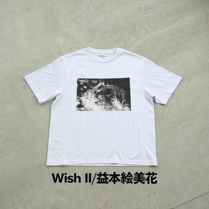 ＜新登場＞VOICE GATHERING アートプリントT-Shirt(Wish II・Mサイズ・1枚) Tシャツ 半袖 トップス ホワイト 白 クルーネック M L サイズ アート デザイン 前面 