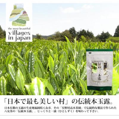 ふるさと納税 中間市 奥八女星野村　八女茶伝統本玉露[50g]×1袋(中間市)