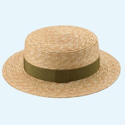 ふるさと納税 春日部市 春日部市伝統工芸品田中帽子店麦わら　マラン・ジー　カーキ頭囲57.5cm(UK-H026-KH-M) |  | 01