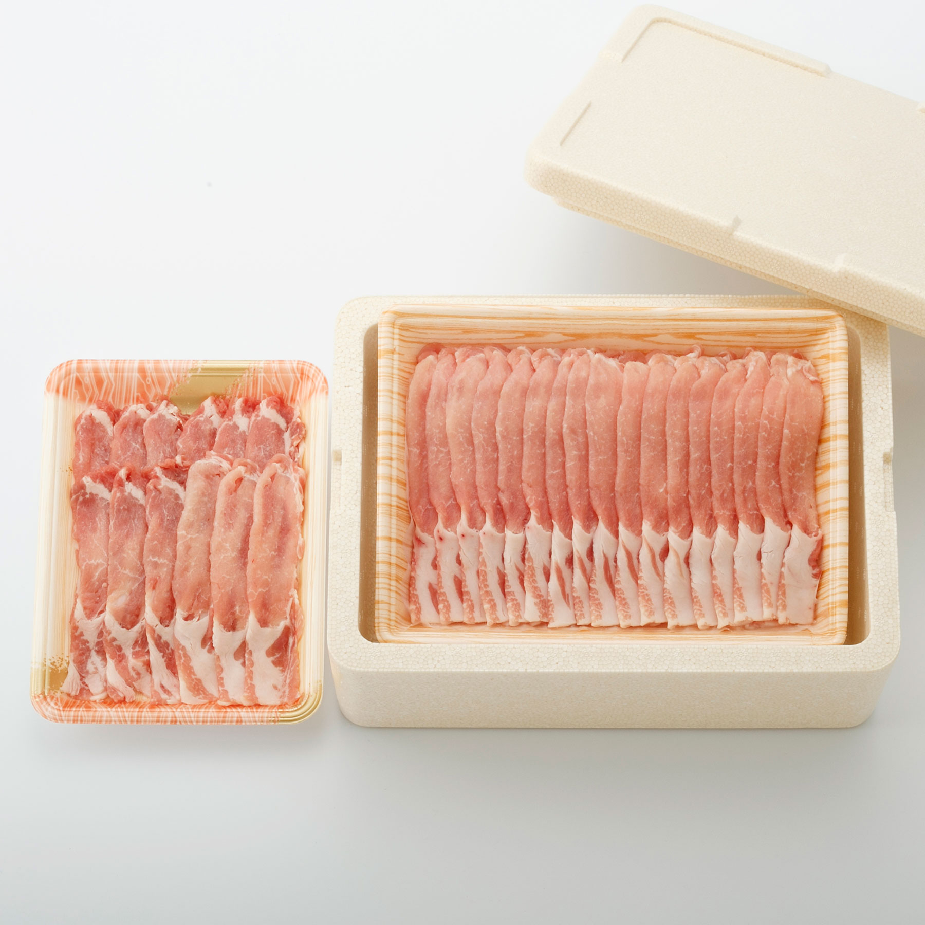 庄内豚 ロースしゃぶしゃぶすき焼き 750g