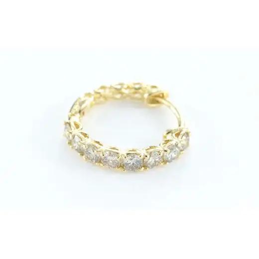 K18YG　ラボグロウンダイヤモンド　ピアス　0.50ct　LDP17784B　K18　DIA　PE
