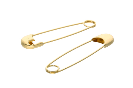 K18クリップピンブローチ(HB-1)