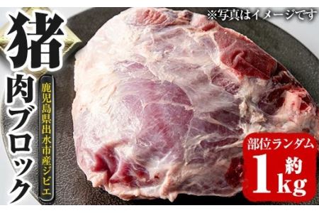 i335《毎月数量限定》鹿児島県出水市産大幸猪肉のブロック＜部位ランダム・約1kg＞自宅でジビエ料理！牡丹鍋やカレー、BBQでも活躍！高タンパク・低カロリーで亜鉛・ビタミンB群が豊富なので健康に気を付けている方へおすすめ♪ 肉 猪肉 ジビエ ミンチ 料理 高タンパク 低カロリー 亜鉛 ビタミンB群 健康 焼肉 BBQ 牡丹鍋 煮込み料理 冷凍【大幸】