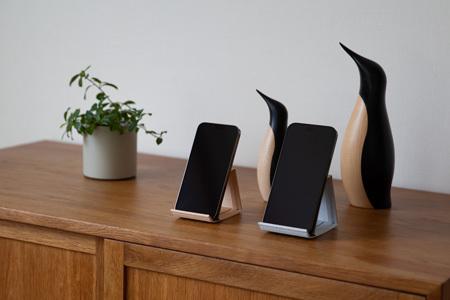 和紙のスマホスタンド iPhone 16 Pro Max 対応 ベージュ 岩手県奥州市産 バンドシー Bandc for iPhone 16 Pro Max, 15 Pro Max, 14 Pro M