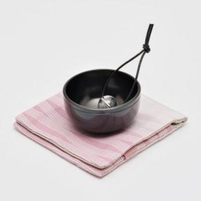 ふるさと納税 高岡市 【高岡銅器】おともりん優　漆黒　ピンク |  | 01