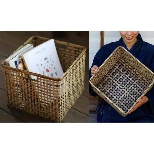 【 虎竹 】 虎竹バスケット