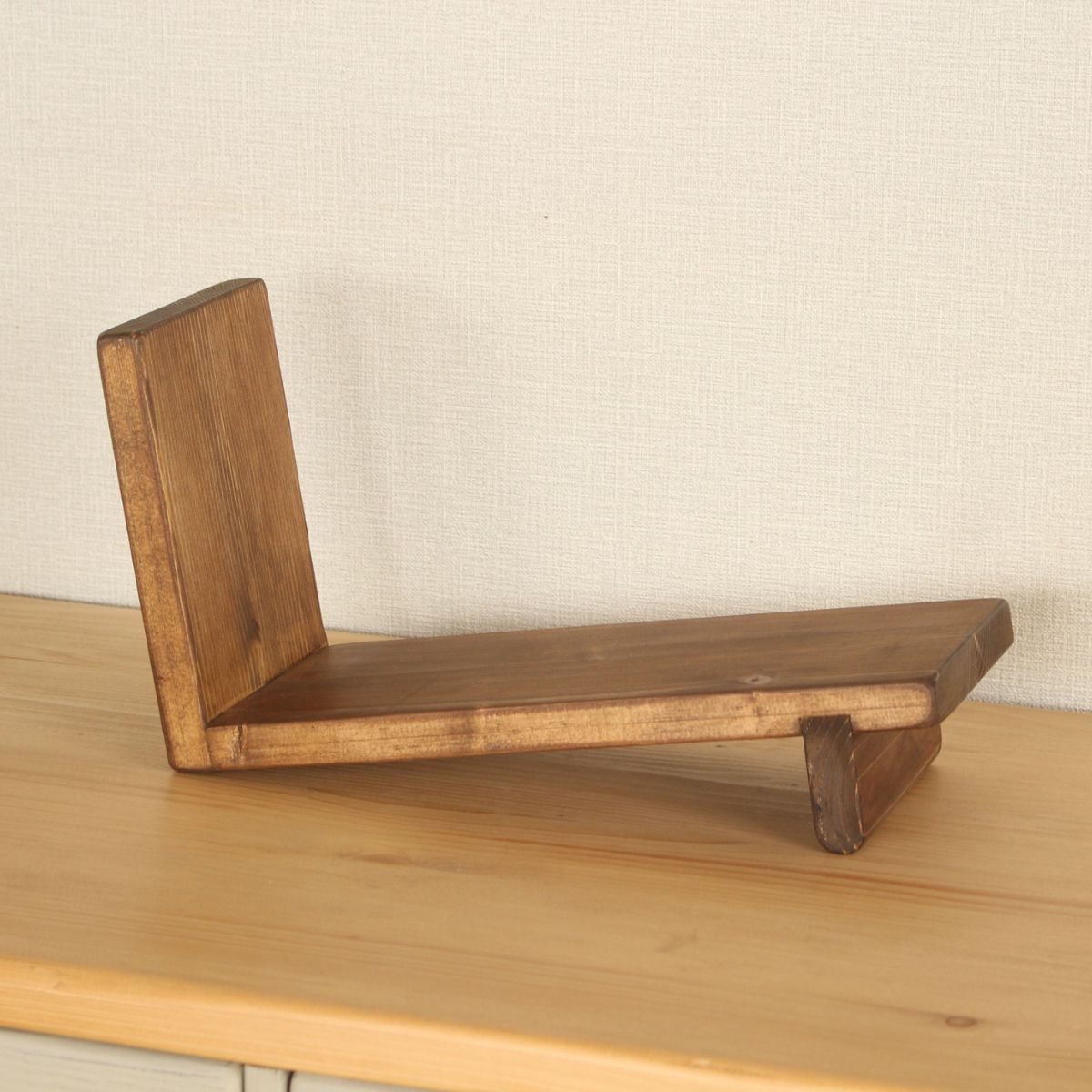 【ふるさと納税】ブックスタンド（アンティークブラウン）【受注生産商品】ふるさと納税 人気 おすすめ ランキング ブックスタンド アンティーク ブラウン 木製 家具 インテリア 北海道 美幌町 送料無料 BHRA014