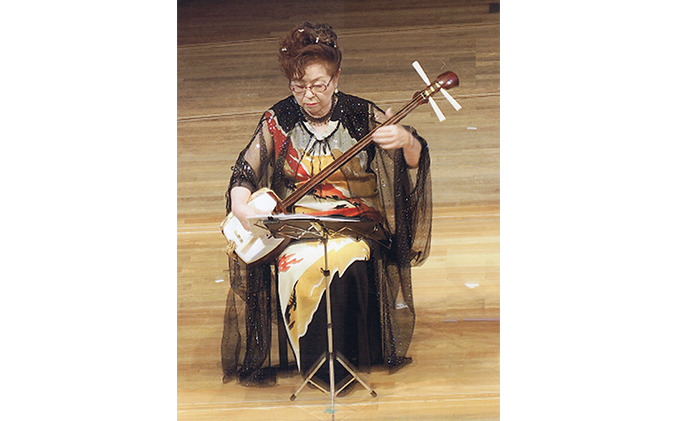 
【箏・三絃・胡弓　菊良ゆう子教室】三絃　初級体験レッスン　1時間×2回分チケット [№5275-0055]
