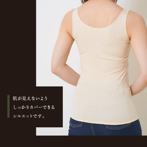 レディースタンクトップ S M オーガニックコットン