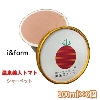 アイス トマト シャーベット 6個 セット お菓子 おやつ 氷菓 デザート スイーツ 温泉 美人 お取り寄せ グルメ ギフト 贈り物 静岡県 藤枝市
