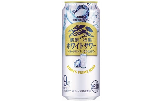 
[№5565-0230]キリン・ザ・ストロング ホワイトサワー 500ml 1ケース（24本）◇
