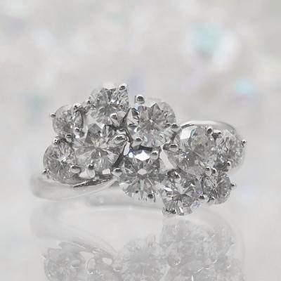 ふるさと納税 甲府市 2ct プラチナ ダイヤモンド リング　HR-005661 |  | 01