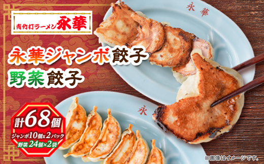 佐野餃子(大)10個2人前×2パックと佐野餃子(中)24個4人前×2袋【配送不可地域：離島・沖縄県】