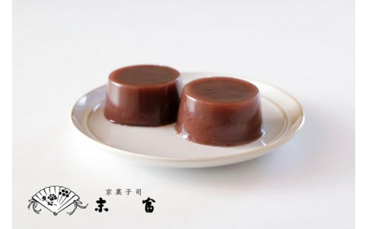 【京菓子司 末富】華あづき 丹波大納言 水羊羹　85g×6缶［ 京都 スイーツ 老舗 ようかん 夏限定 おいしい 人気 おすすめ お取り寄せ お菓子 和菓子 送料無料 ふるさと納税］ 	