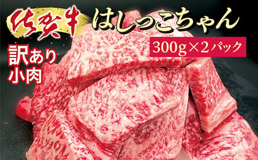 
            【毎月数量限定】佐賀牛 焼肉 用 カルビ を贅沢に ステーキ に！佐賀牛小肉 「はしっこちゃん」 300g×2パック 牛肉 黒毛和牛 ３００g × ２パック _b-406
          