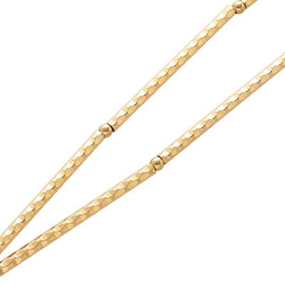 ふるさと納税 魚津市 K18 パイプブレスレット DC-21-10 22cm |  | 03