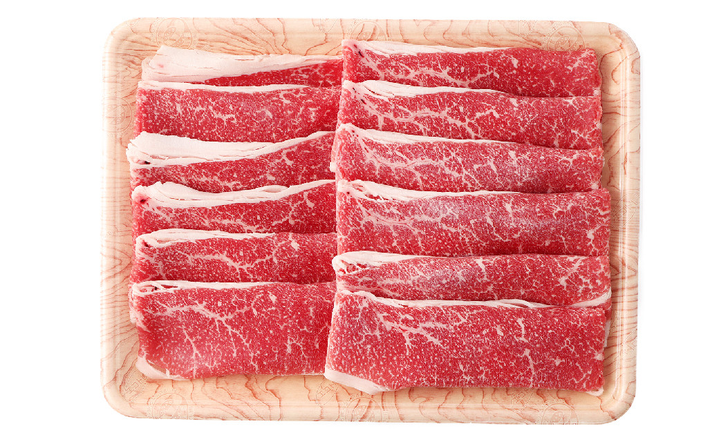 あか牛 すき焼き・しゃぶしゃぶ用 スライス (肩バラ) 500g GI 牛肉