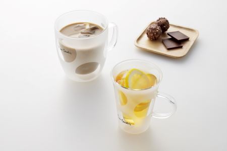 ピエール・カルダン 耐熱2重マグカップ200ml & カトラリーペアセット【C】
