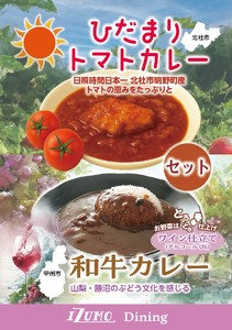 和牛・トマト　カレーミックス（2種のカレー食べ比べセット）各5袋セット カレー レトルトカレー 和牛カレー トマトカレー 食べ比べ 180g 10袋 牛肉 ビーフカレー ワイン仕立て 勝沼のぶどうトマ