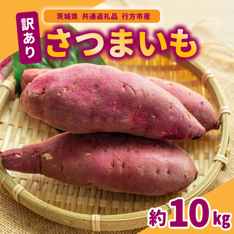 【ふるさと納税】訳ありさつまいも　10kg 県共通返礼品　行方市産【配送不可地域：離島・沖縄県】 (BR148)