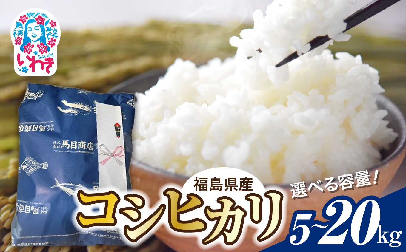
                  【令和7年度産】【選べる容量】福島県産コシヒカリ 5kg/10kg/20kg | 福島県産 コシヒカリ 新米 令和7年産 順次発送 白米 単一原料米 粒揃い 甘み もちもち ふっくら つややか ごはん ギフト 精米 | BF038-oya
                