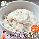 【ふるさと納税】東白川村産 紫もち麦 ダイシモチ 150g×3袋 450g 食べきり お米 こめ 精米 ご飯 おためし 3000円 3000円ポッキリ お買い物マラソン 買い回り スーパーセール