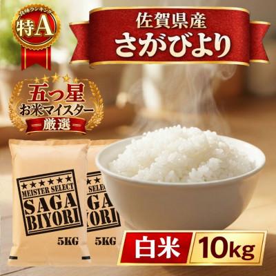 ふるさと納税 江北町 令和7年産さがびより白米10kg【5kg×2袋】五つ星お米マイスター厳選!