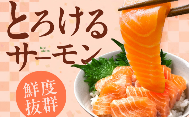 アトランティック サーモン 600g【小分け 200g×3P 刺身 海鮮 カルパッチョ ムニエル 北国からの贈り物】 015B401