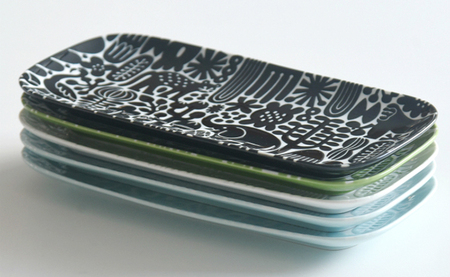 【波佐見焼】Utopia 長角皿 4色セット【natural69】[QA122]